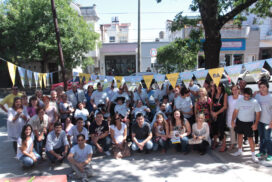 La Comuna 11 homenajeó a la Mujer con un mural en Villa Santa Rita