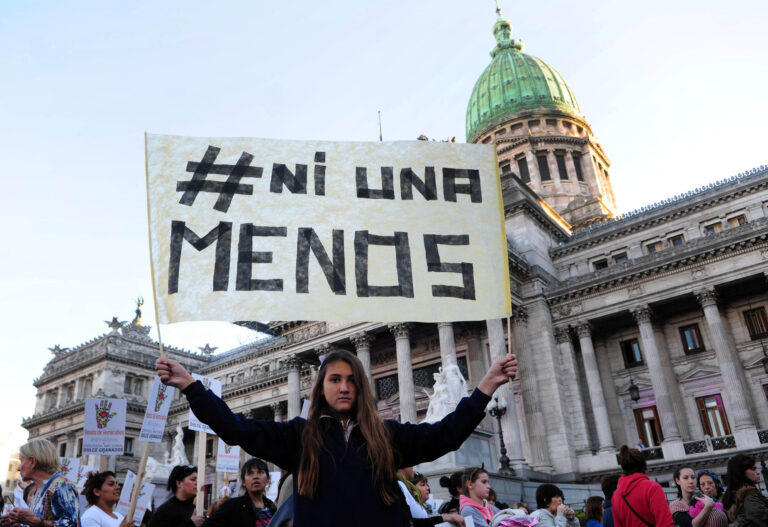 NI UNA MENOS. Una multitud reclamó políticas de Estado para terminar con la violencia de género