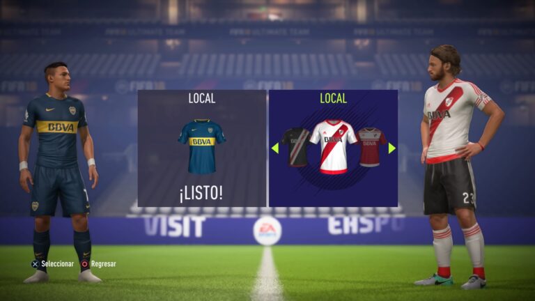 FIFA 18 Patada Ini. (En los menús)
