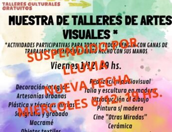 Muestra de Artes Visuales en el CC EL Taller