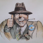28-gardel dibujado