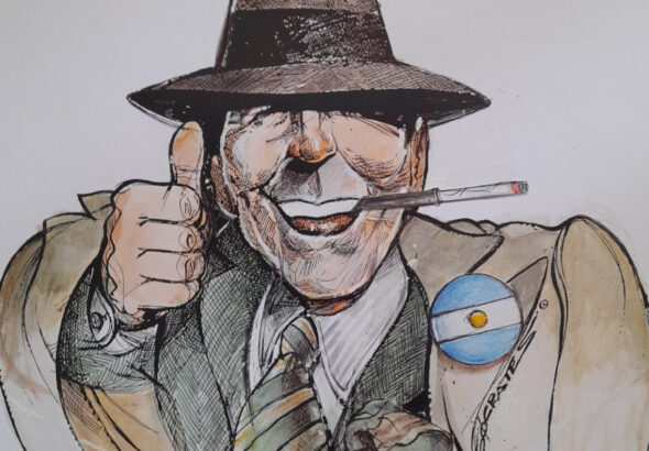 28-gardel dibujado