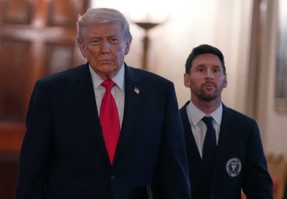 messi trump