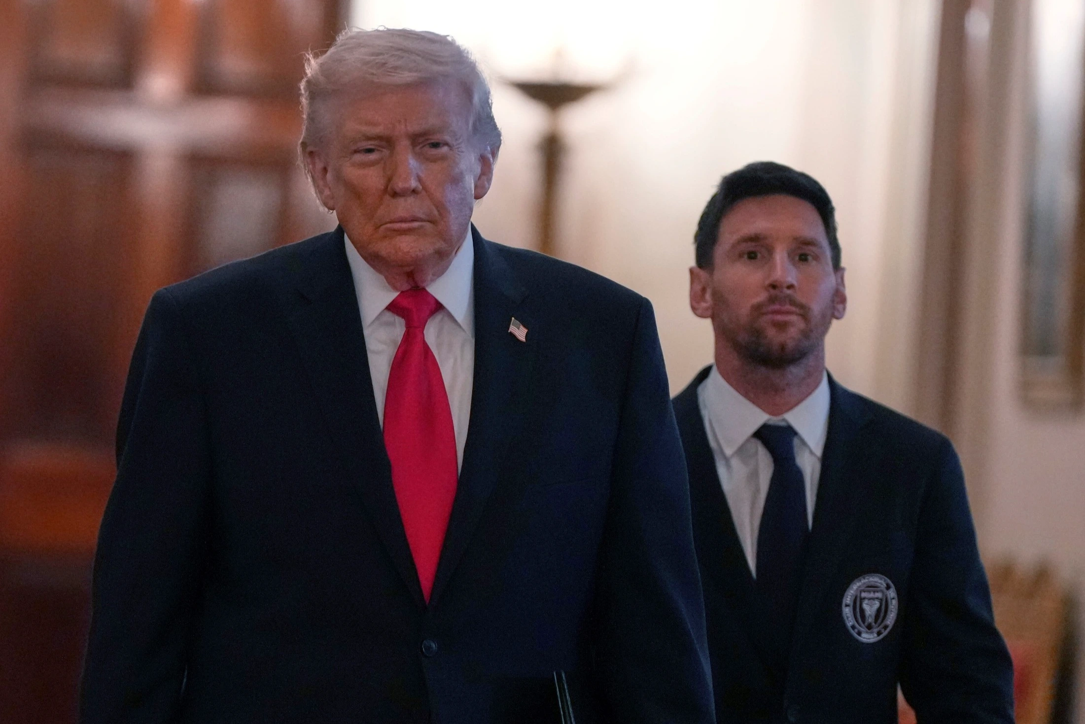 messi trump