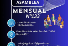 Asamblea CCC 133 junio 2026