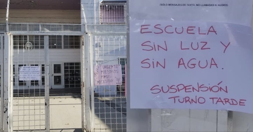 escuela sin luz