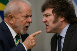 lula y milei enojados
