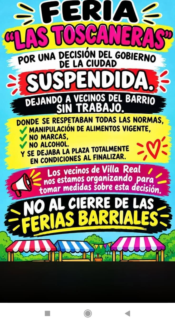 feria suspendida