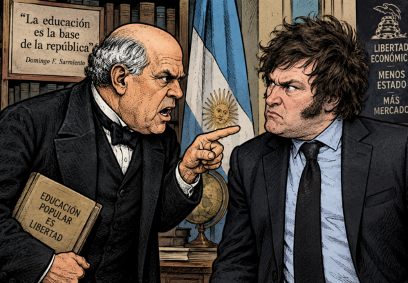 milei y sarmiento